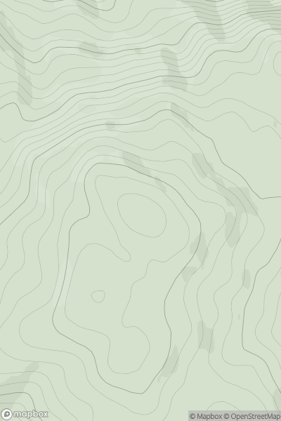 Thumbnail image for Carn Dearg [Oban to Loch Fyne] [NM896189] showing contour plot for surrounding peak
